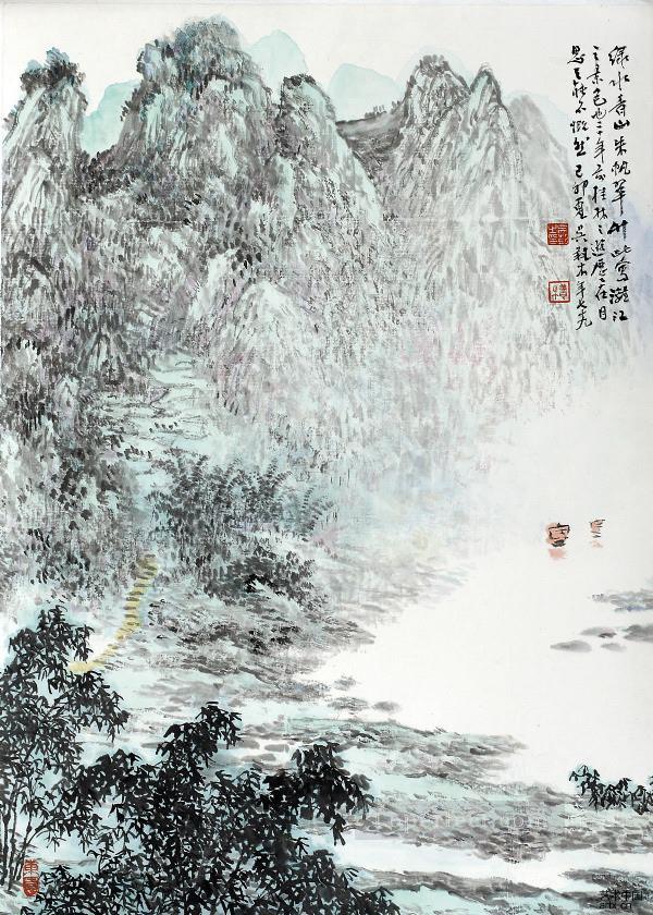 呉陽夢 10 古い中国語油絵